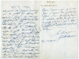 Beltramelli, Giuditta - Autograph Letter Signed 1855