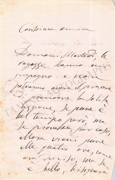 Autograph Letter Signed (No Date)