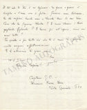 Confalonieri, Giulio - Set of 4 Autograph Letters Signed