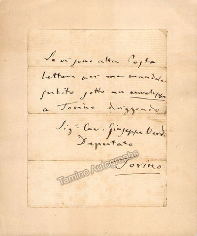 Autograph Note (Not Signed)