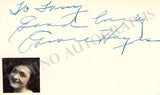 Actors & Actresses - Lot of 100+ Signed Cards