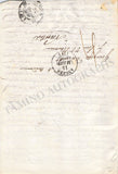 Vogt, Gustave - Set of 2 Autograph Letters Signed 1831 & 1870