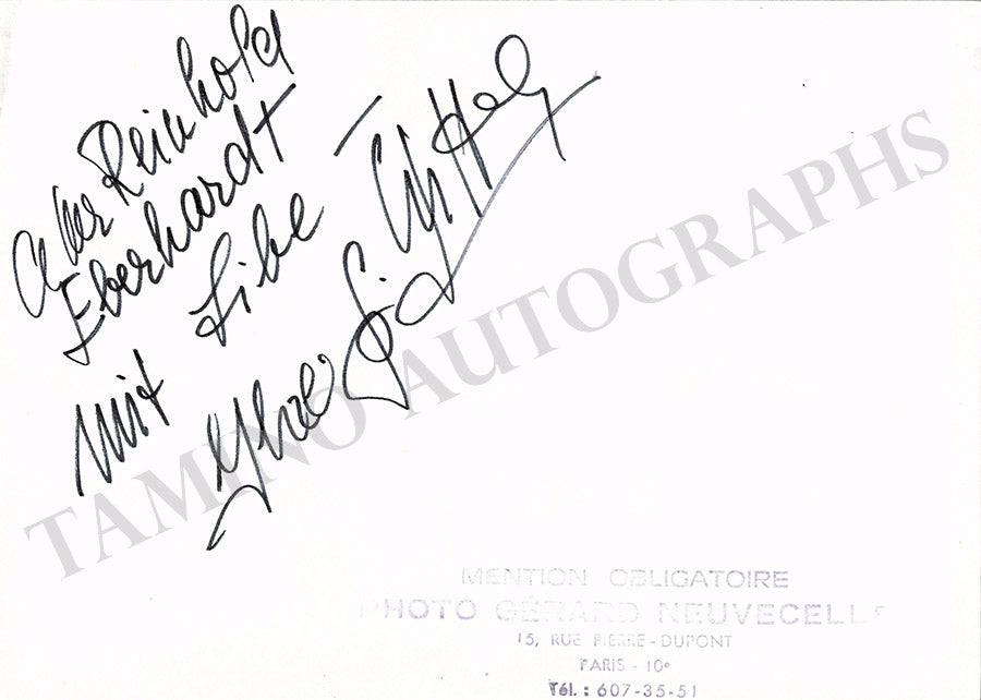 Gyorgy Cziffra Autograph Photograph – Tamino