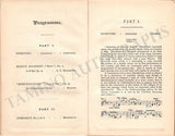 Richter, Hans - Concert Program London 1883