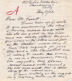 Alberti, Helen - Autograph Letter Signed 1952