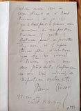 Busser, Henri - Set of 6 Autograph Letters Signed