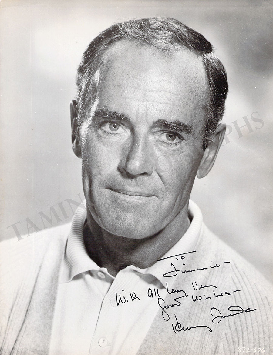 Henry Fonda Autograph Signed Photograph – Tamino