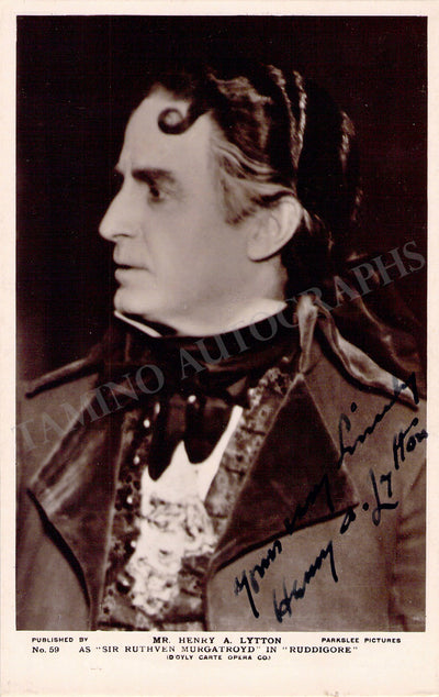 Lytton, Henry - Signed Photograph