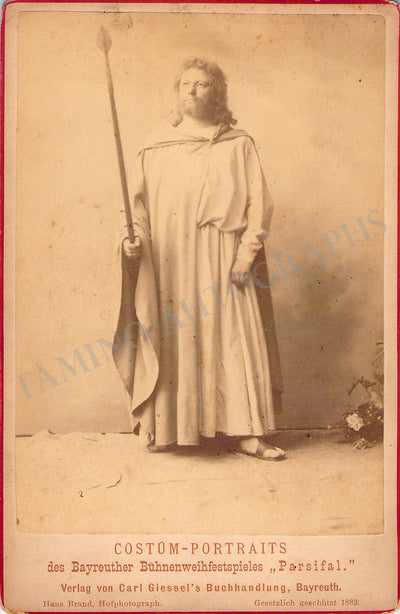 Winkelmann, Hermann - Vintage Cabinet Photo in Parsifal