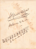 Lazaro, Hipolito - Stracciari, Riccardo - Signed Album Page with Music Quotes 1917