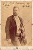 Heermann, Hugo - Signed Cabinet Photo 1899