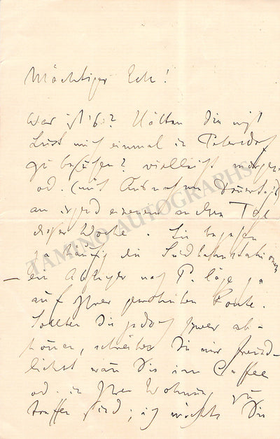 Autograph Letter Signed (1889)