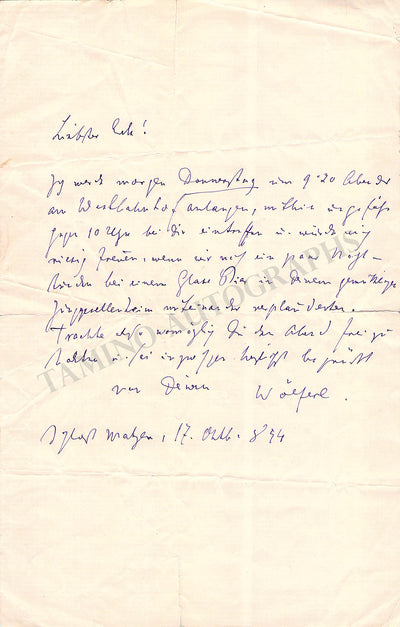 Autograph Letter Signed (1894)