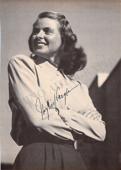 Signed B&W Photo (I)