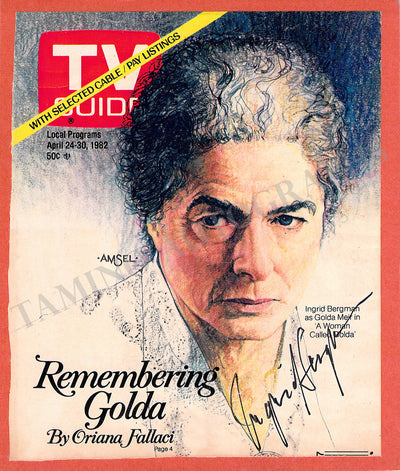 Signed Cover "A Woman Called Golda"