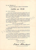 Hamilton-Gordon, Ishbel - Typed Note Signed 1937