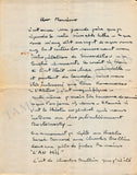 Dufilho, Jacques - Autograph Letter Signed 1947