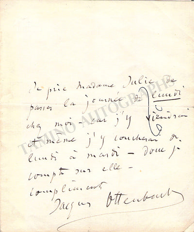 Autograph Note Signed (III)