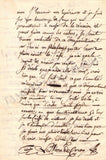 Lemiere de Corvey, Jean-Frederic-Auguste - Autograph Letter Signed