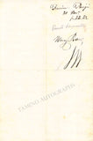 Ravina, Jean-Henri - Autograph Letter Signed