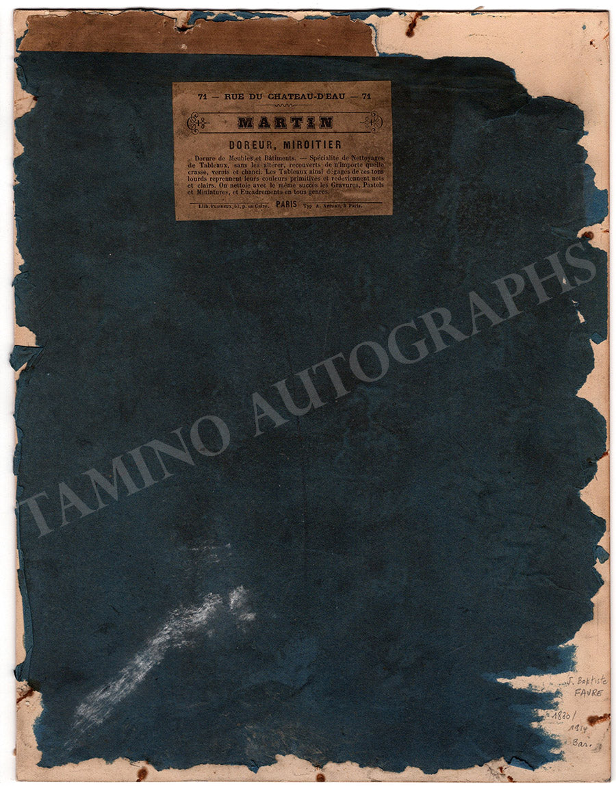 Jean-Baptiste Faure Autograph Signed Vintage Photo 1868 – Tamino