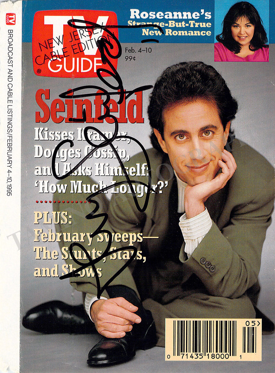 Jerry Seinfeld Autograph Signed Magazine Cover Tamino 5278