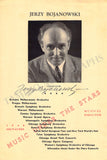 Bojanowski, Jerzy - Signed Brochure