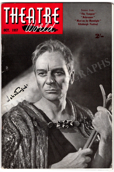 Signed Magazine Theatre World (1957)