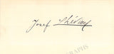 Lhevinne, Josef - Signed Card