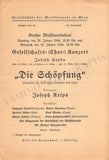 Krips, Joseph - Set of 15 Concert Programs Vienna 1937-1966