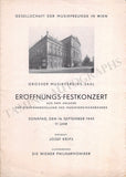 Krips, Joseph - Set of 15 Concert Programs Vienna 1937-1966