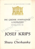 Krips, Joseph - Set of 15 Concert Programs Vienna 1937-1966