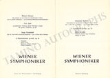 Krips, Joseph - Set of 15 Concert Programs Vienna 1937-1966