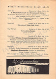 Krips, Joseph - Set of 15 Concert Programs Vienna 1937-1966