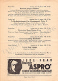 Krips, Joseph - Set of 15 Concert Programs Vienna 1937-1966