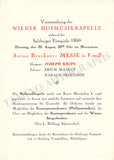 Krips, Joseph - Set of 15 Concert Programs Vienna 1937-1966