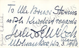 Ehrlich, Julius - Signed Photograph 1946