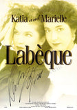 Labeque, Katia & Marielle - Signed Playbill