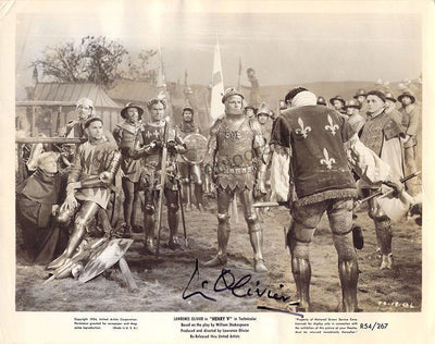 Signed Photo in "Henry The Fifth"