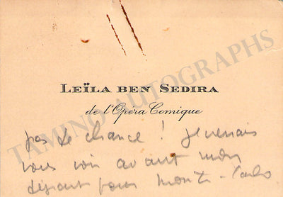 Ben Sedira, Leila