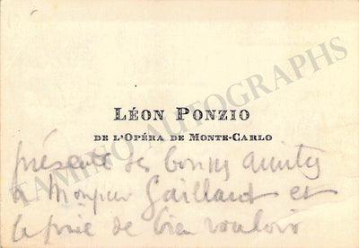 Ponzio, Leon