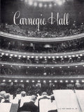 Kogan, Leonid - Concert Program Carnegie Hall 1958