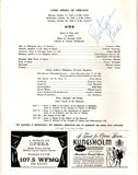 Price, Leontyne - Signed Program Chicago 1960