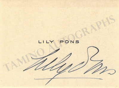 Pons, Lily