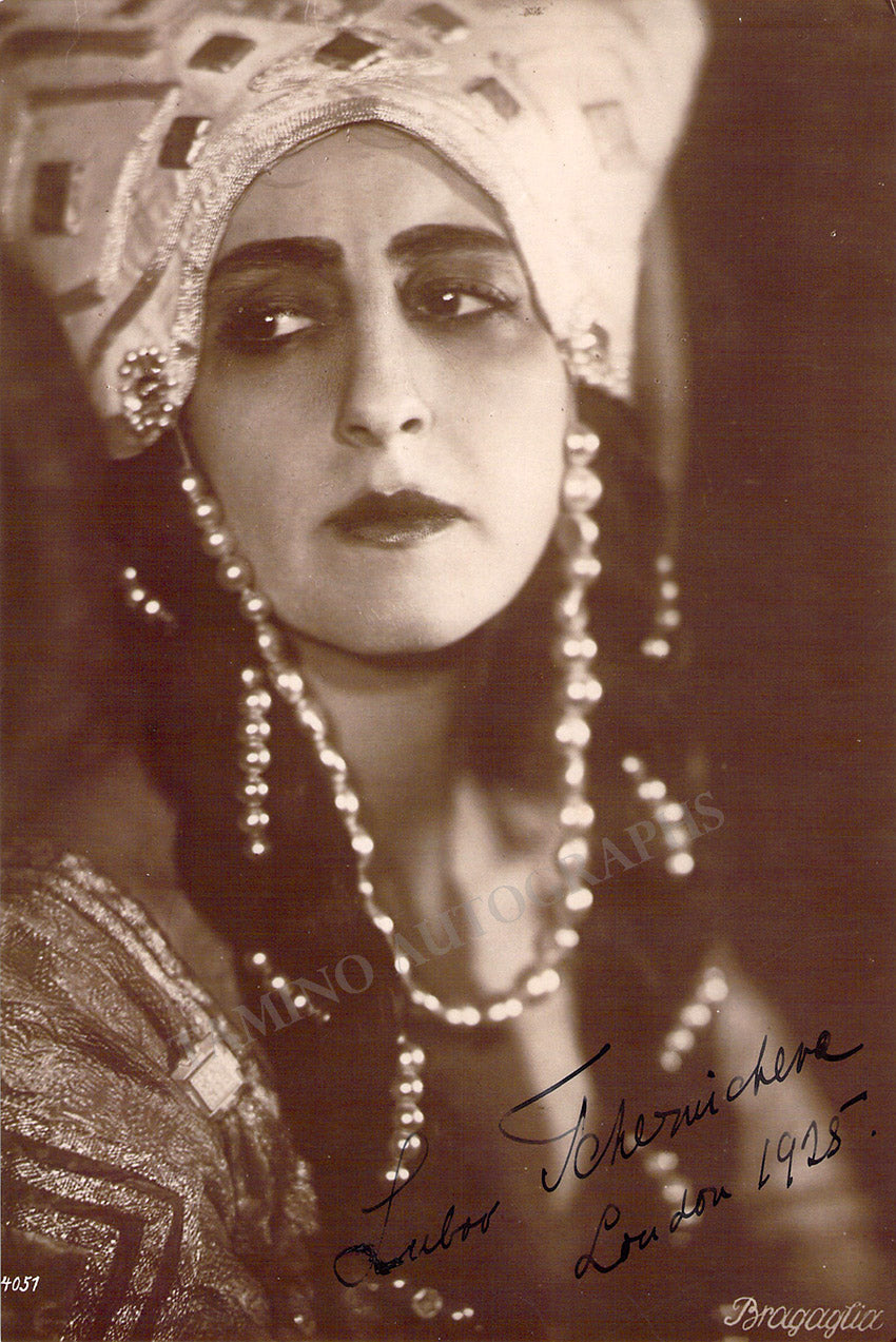 Lubov Tchernicheva Autograph Photograph 1925 – Tamino