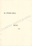 Wood-Hill, Mabel - Autograph Letter Signed 1950