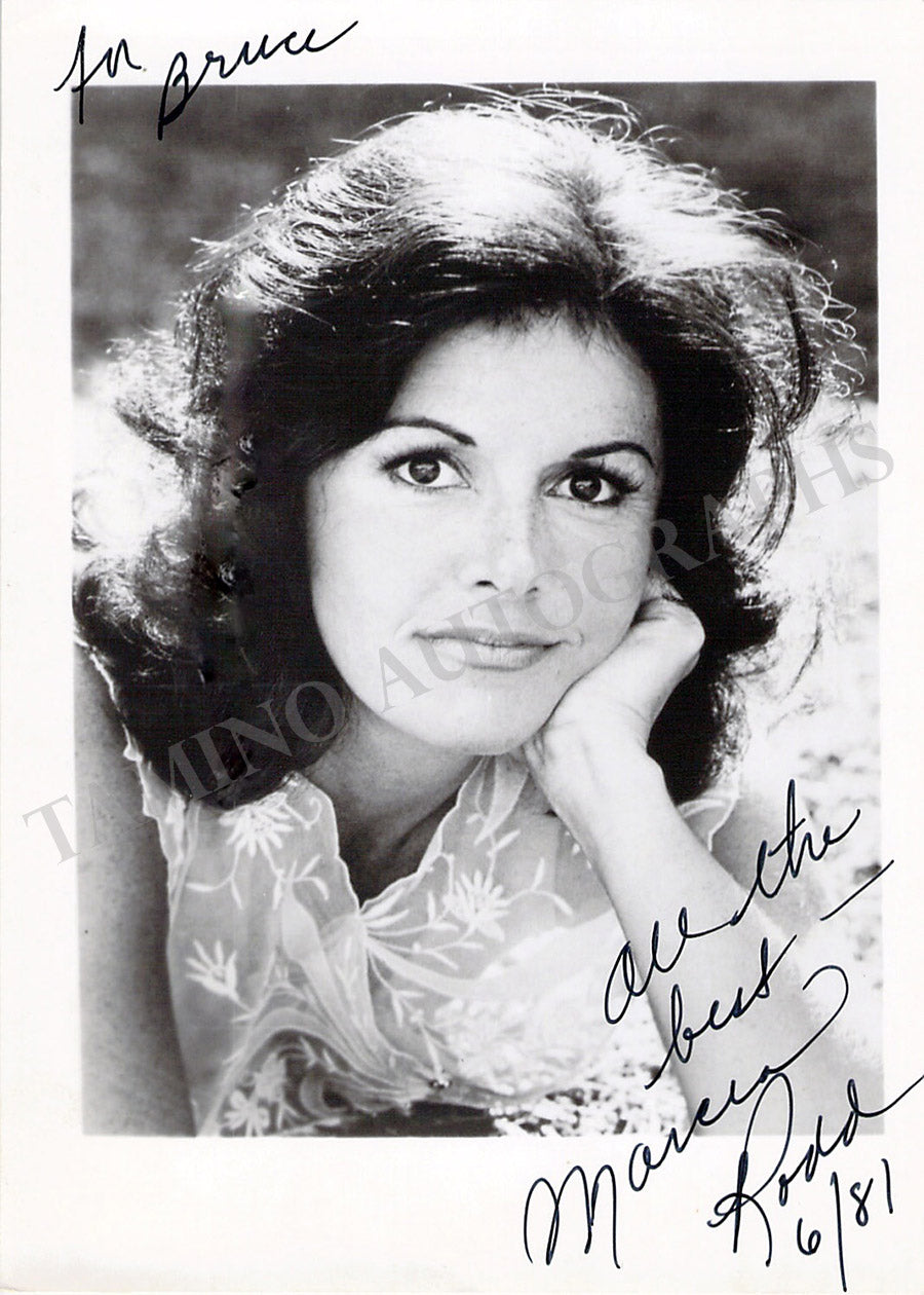 Marcia Rodd Autograph Signed Photograph 1981 – Tamino