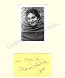 Callas, Maria - Signed Card 1970 & Photograph