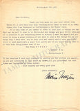 Ivogun, Maria - Set of 2 Signed Photos & Typed Letter Signed