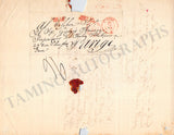 Barbieri-Nini, Marianna - Autograph Letter Signed 1849